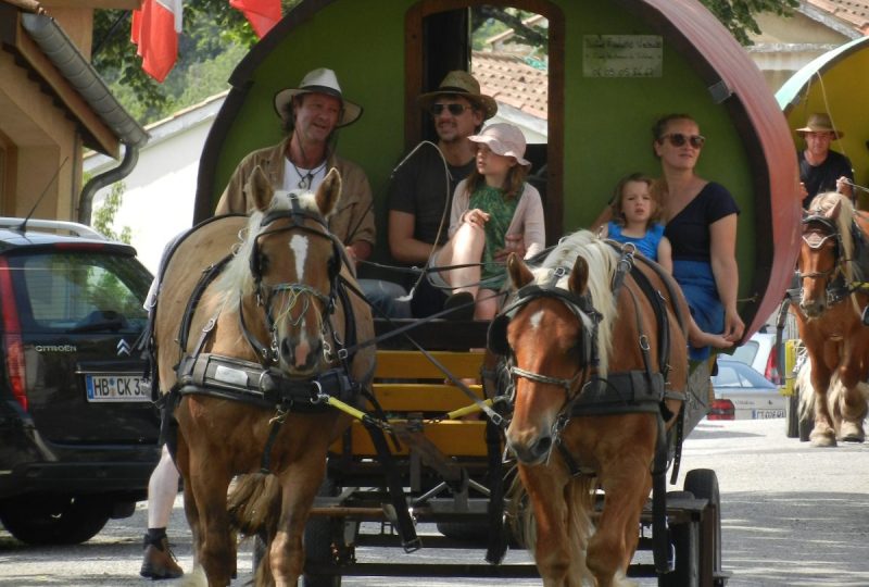 Viertägiger Urlaub im Pferdewagen in Drôme à Le Poët-Célard - 2