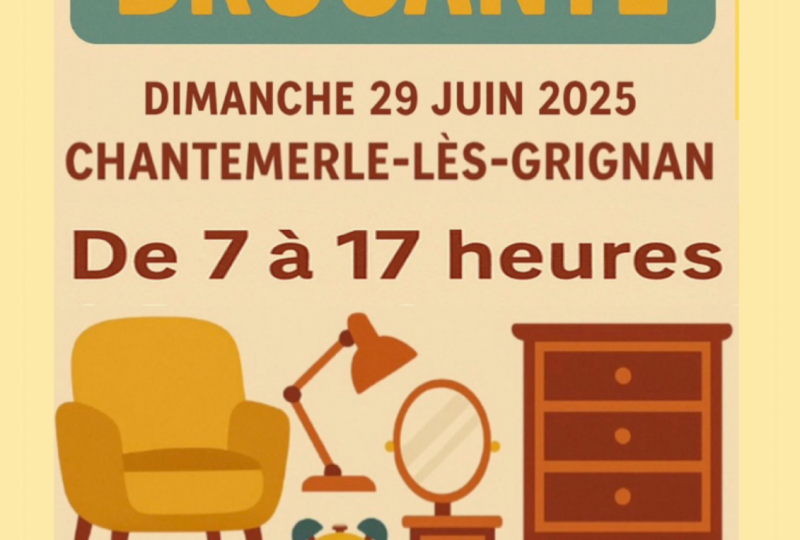 Vide grenier de l’APREPAC à Chantemerle-lès-Grignan - 0
