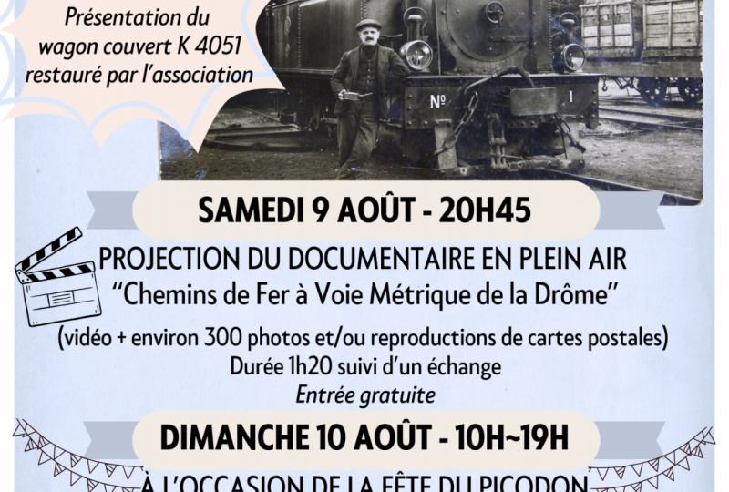 Le Petit Train du Picodon – Projection et animations à Dieulefit - 0