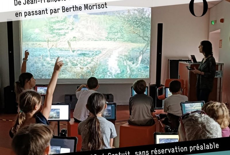: «    ́ ’ » De Jean-François Millet à Paul Cézanne en passant par Berthe Morisot, un temps d’échange proposé par la Micro-Folie à Dieulefit - 0
