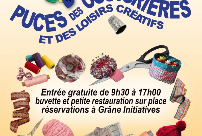 Puces des couturières et des loisirs créatifs à Grane - 0