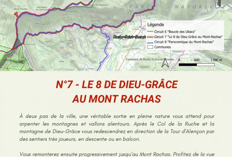 Trail 7 – Le 8 de Dieu-Grâce au Mont Rachas à Dieulefit - 1