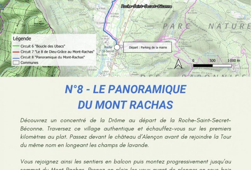 Trail 8 – Panoramique du Mont Rochas à Roche-Saint-Secret-Béconne - 1