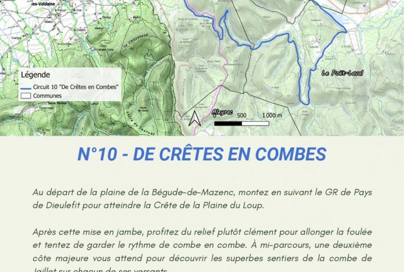 Trail 10 – De Crêtes en Combes à La Bégude-de-Mazenc - 1