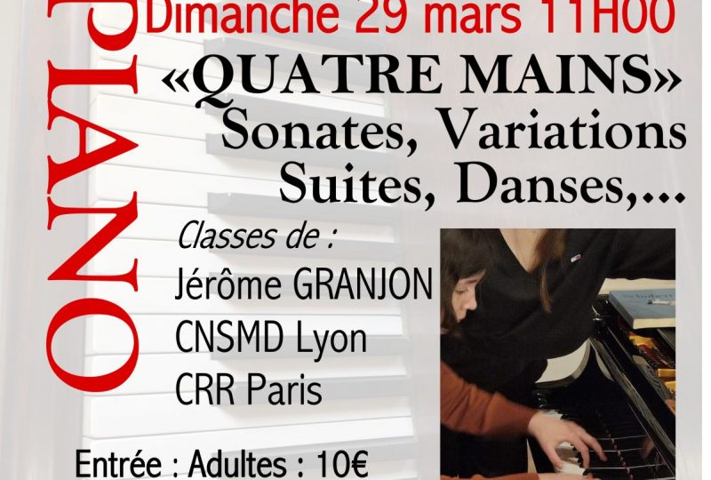 Concerts Piano à 4 mains à Le Poët-Laval - 0