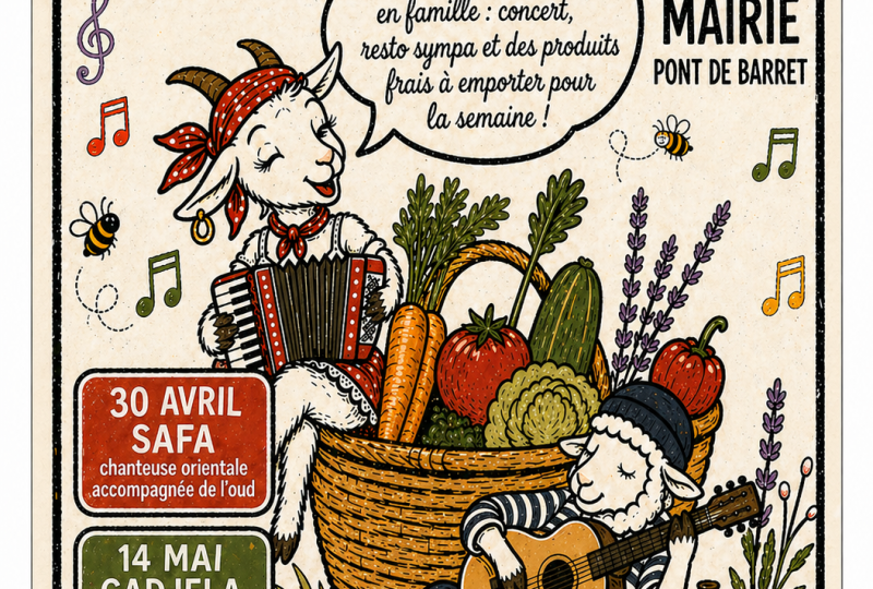 Marché de producteurs et artisans pontois à Pont-de-Barret - 0