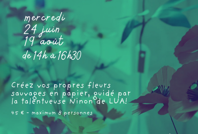 Atelier fleurs en papier à Dieulefit - 0