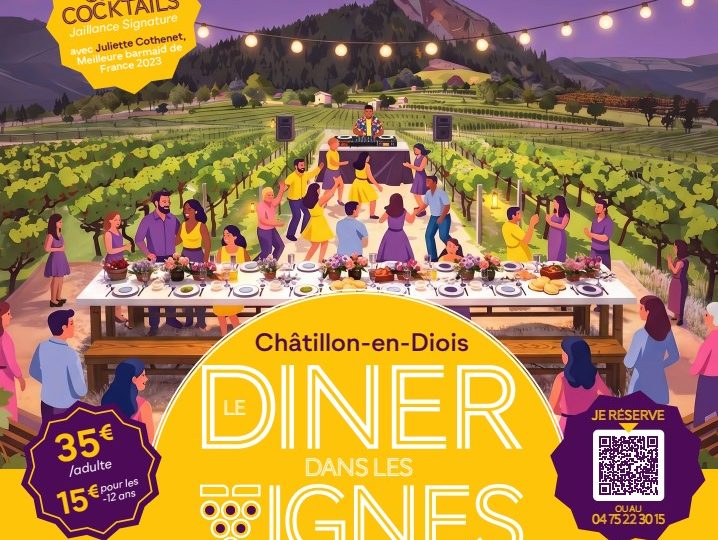 Dîner dans les vignes Jaillance à Châtillon-en-Diois - 0
