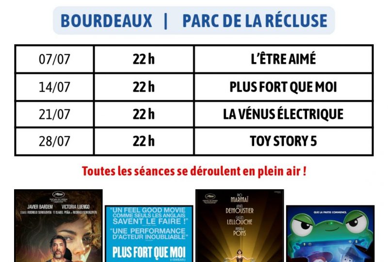 Cinéma de plein air : L’être aimé à Bourdeaux - 0