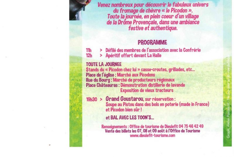 Fête du Picodon à Dieulefit :  marché aux picodons et produits régionaux à Dieulefit - 1