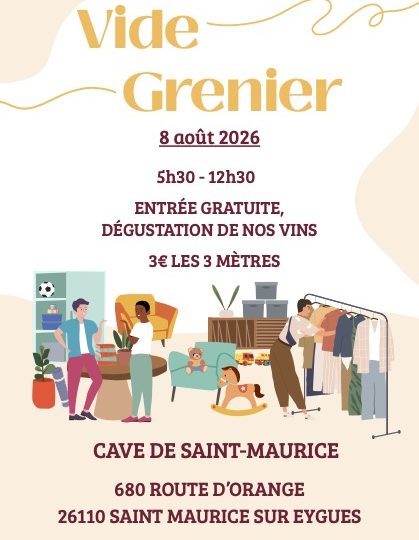 Vide grenier à Saint-Maurice-sur-Eygues - 0