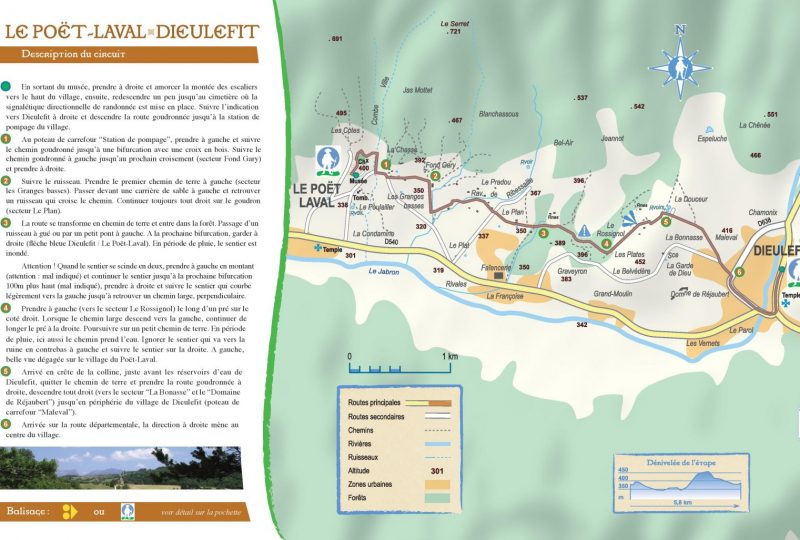 GR 965 Sur les pas des Huguenots (étape 1) à Le Poët-Laval - 1