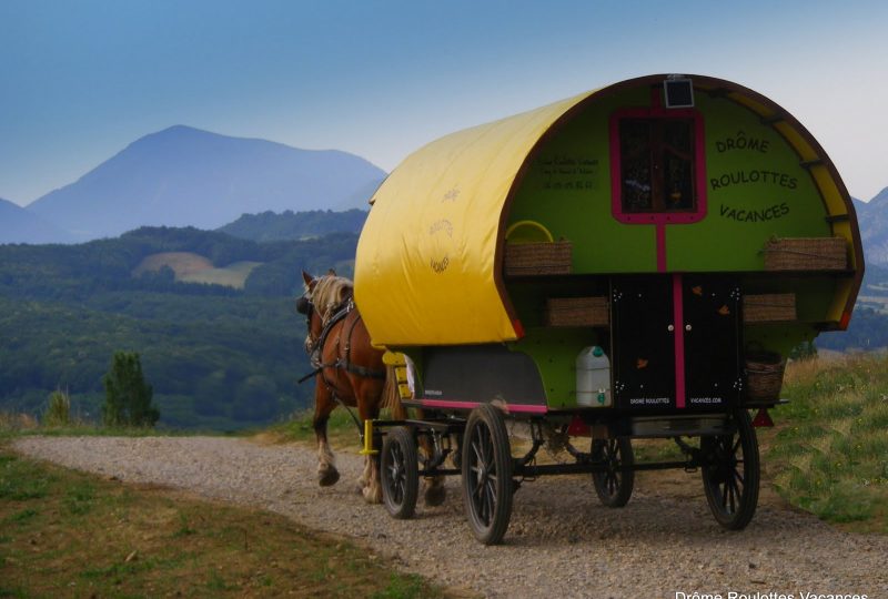 Une semaine de bohème en roulotte tirée par des chevaux à Le Poët-Célard - 0