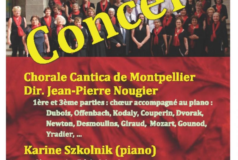 Concert de la chorale Cantica de Montpellier à Dieulefit - 0
