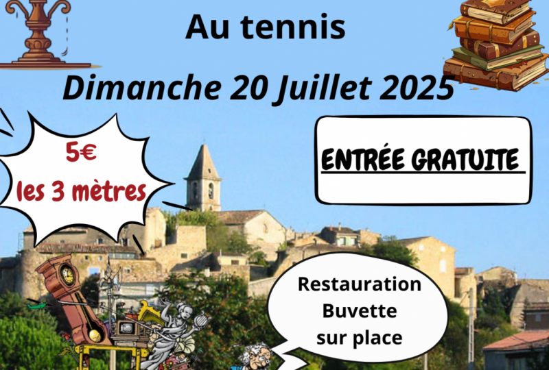 Vide grenier du Comite des Fêtes à Mirabel-aux-Baronnies - 0