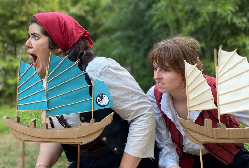 Reine et Pirates – Spectacle de rue tout public – Compagnie Chaos Canem à Dieulefit - 2