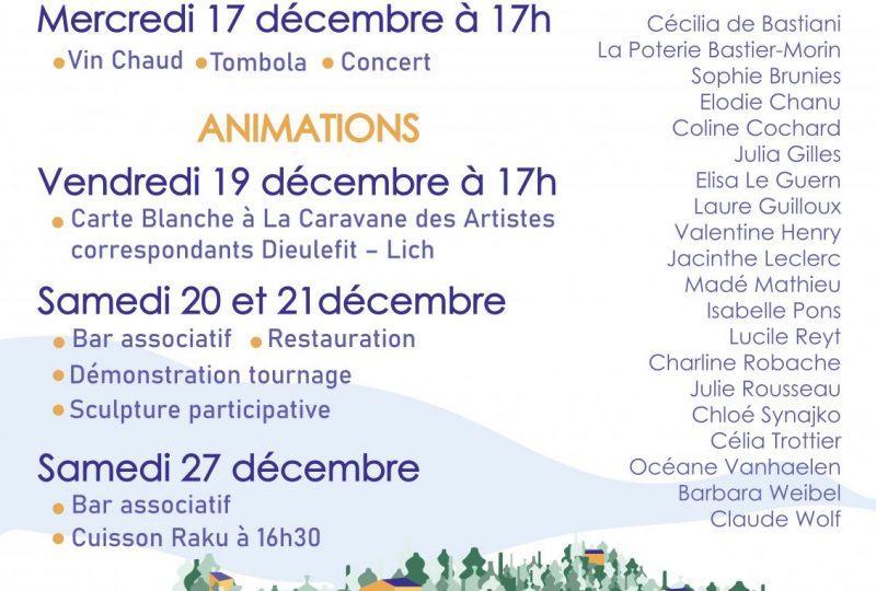 Marché de Noël céramique à Dieulefit - 1