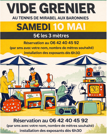 Vide grenier à Mirabel-aux-Baronnies - 0