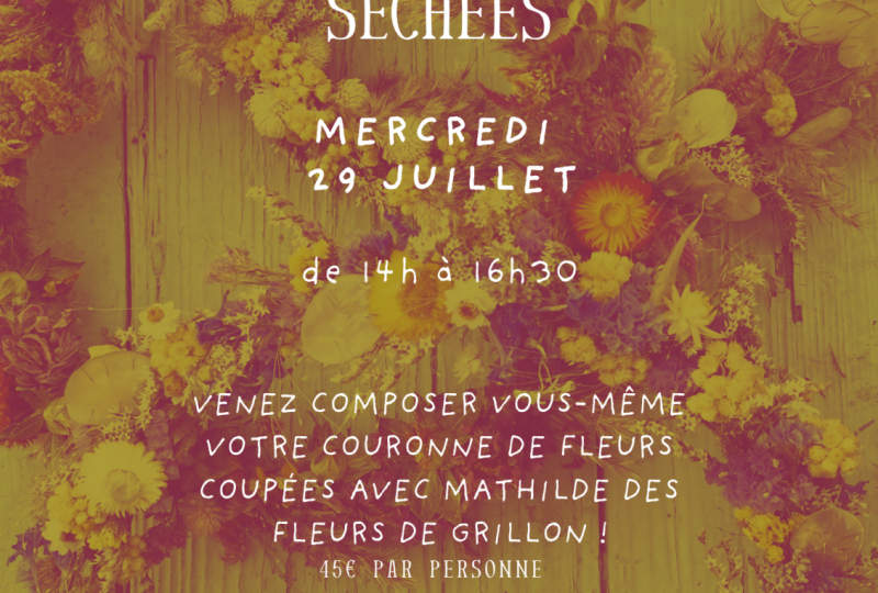 Atelier Couronne de fleurs séchées à Dieulefit - 0