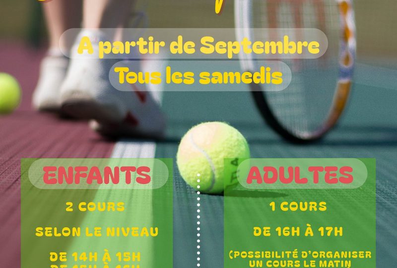 Cours de tennis enfants et adultes à Bourdeaux - 0