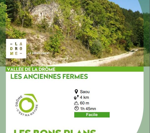 Les anciennes fermes à Saoû - 0