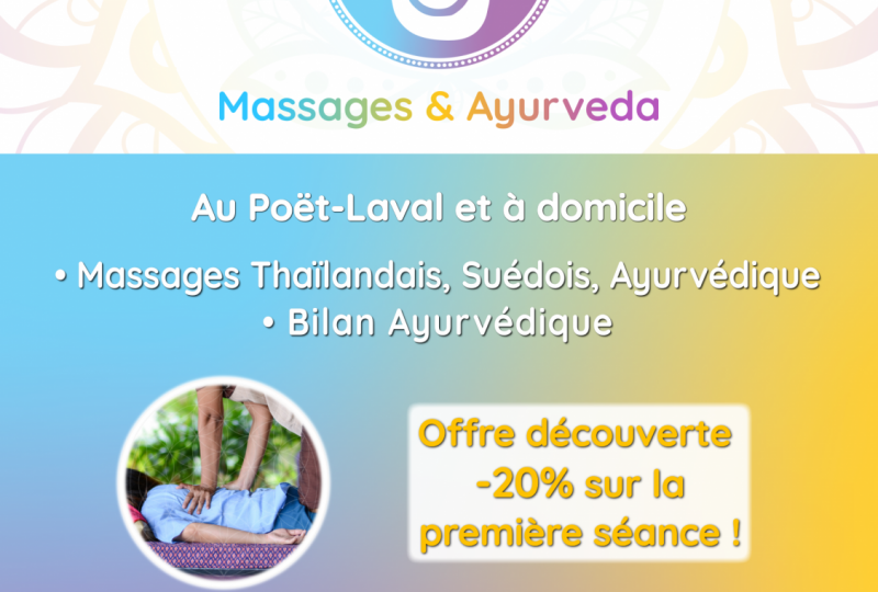 Equilibre Massages & Ayurveda à Le Poët-Laval - 1