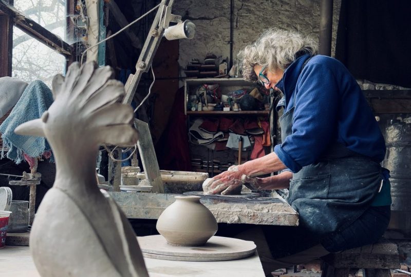 Visite commentée dans le cadre de la Biennale de la céramique – Atelier de Souspierre à Souspierre - 0