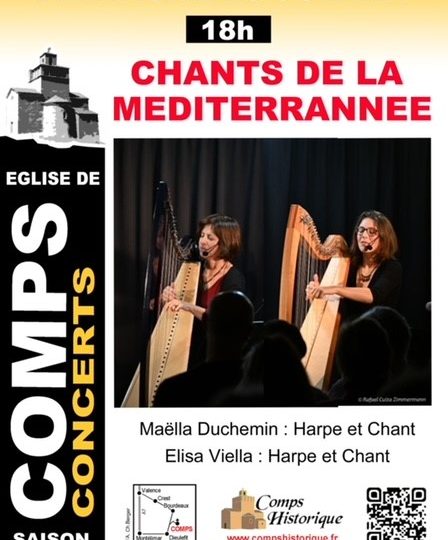 Concert chants de la Méditérrannée à Comps - 0