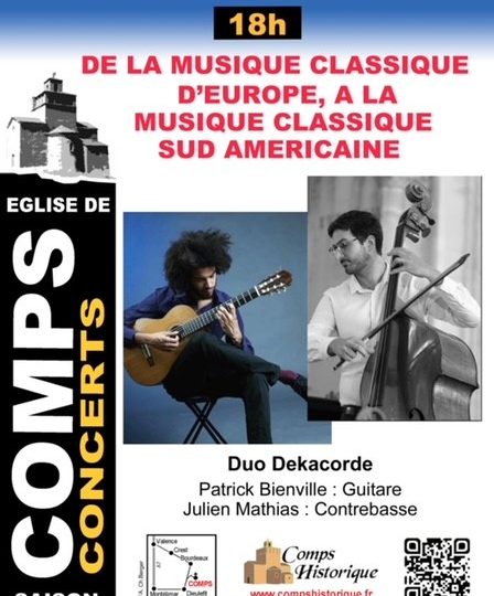 Concert du Duo Dekacorde à Comps - 0