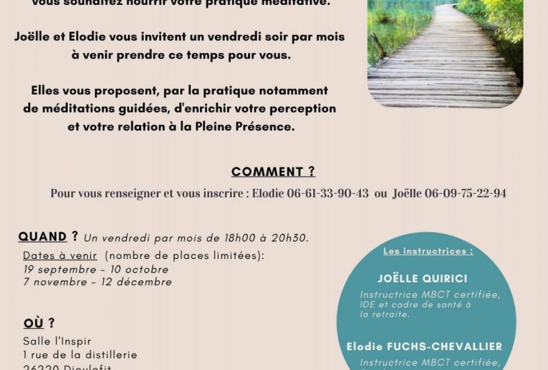 Méditation de Pleine conscience à Dieulefit - 0