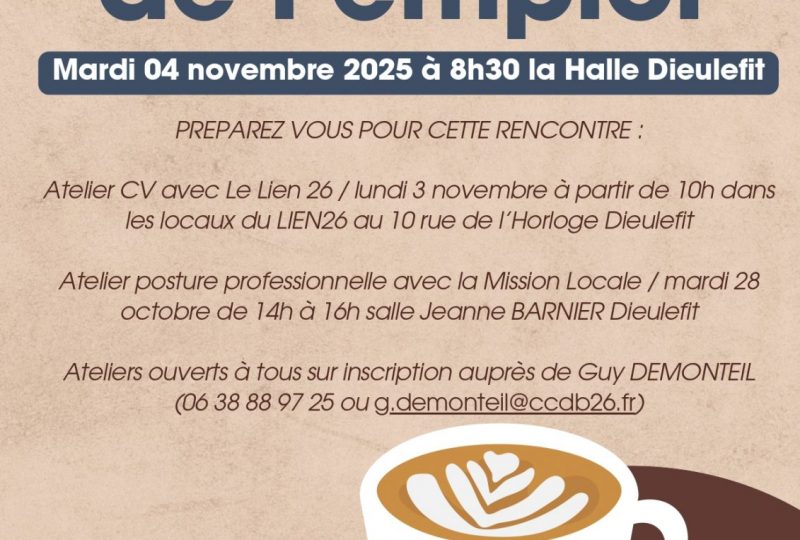 Petit déjeuner de l’emploi à Dieulefit - 0