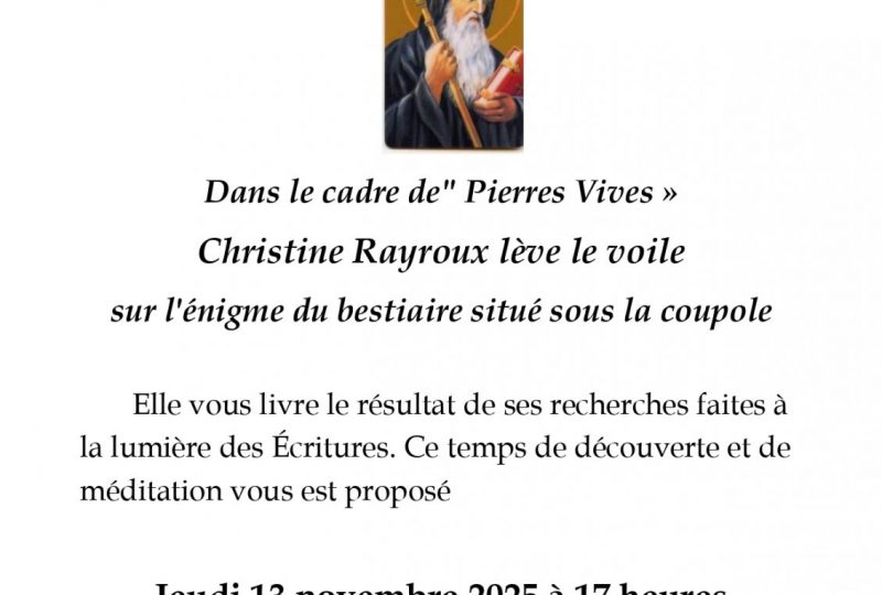 Conférence sur le Prieuré bénédictin de l’église de Comps à Dieulefit - 0