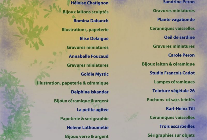 Expo Noël de 28 créateurs à Dieulefit - 1