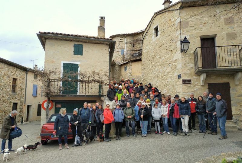 Traditionnelle montée à Saint Marcel à Le Pègue - 1