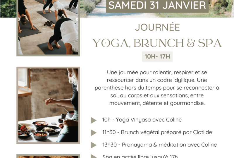 Journée yoga, brunch & spa à La Garde-Adhémar - 0