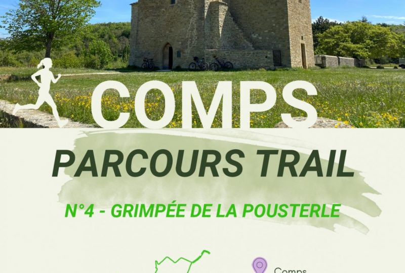 Trail 4 – Grimpée de la Pousterele à Comps - 0