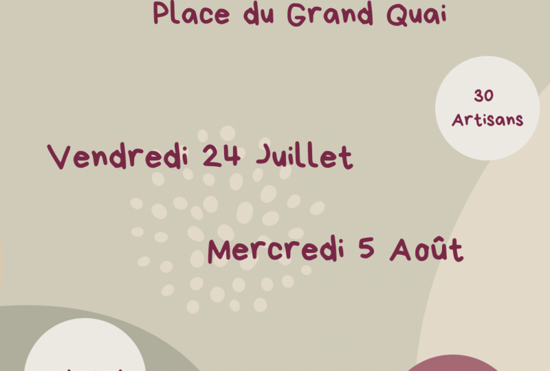 Marché artisanal à Bourdeaux - 1