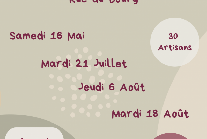 Marché artisanal à Dieulefit - 1