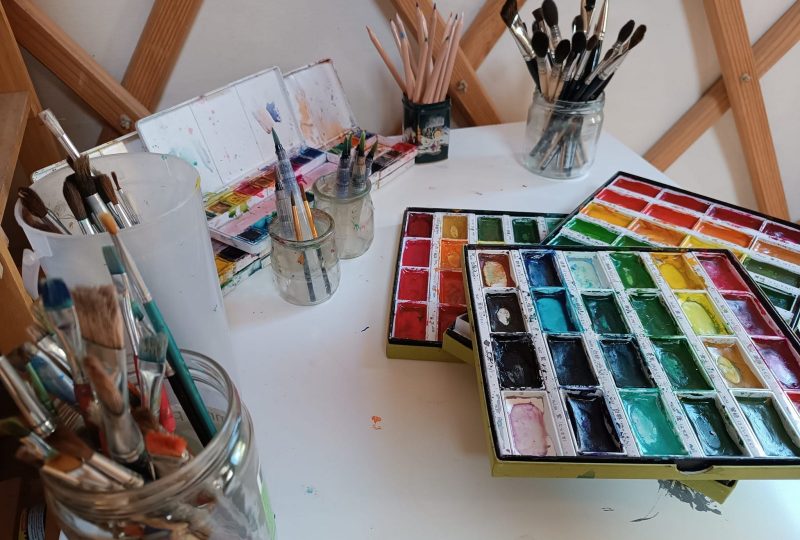 Journée Aquarelle Nature à Pont-de-Barret - 1