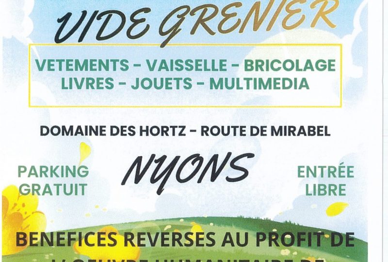 Vide grenier à Nyons - 0