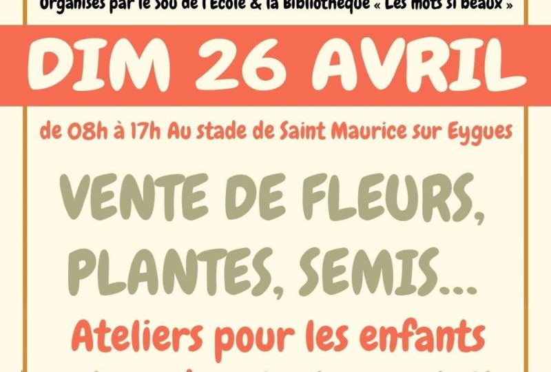 Marché aux fleurs et vide grenier à Saint-Maurice-sur-Eygues - 0