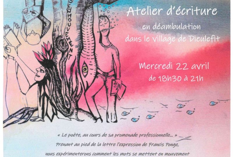 Ecrire avec les pieds à Dieulefit - 0