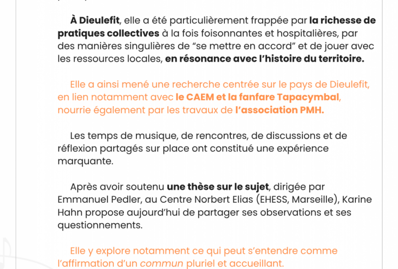 Conférence musicale à Dieulefit - 1