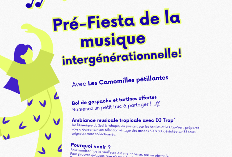 Pré-fiesta de la musique intergénérationnelle à Bourdeaux - 0