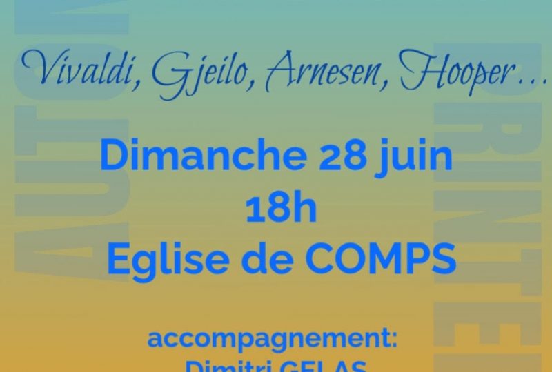 Concert de la chorale Résounances sous l’égide de Comps historique à Comps - 0