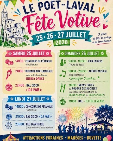 Fête fotive à Le Poët-Laval - 0