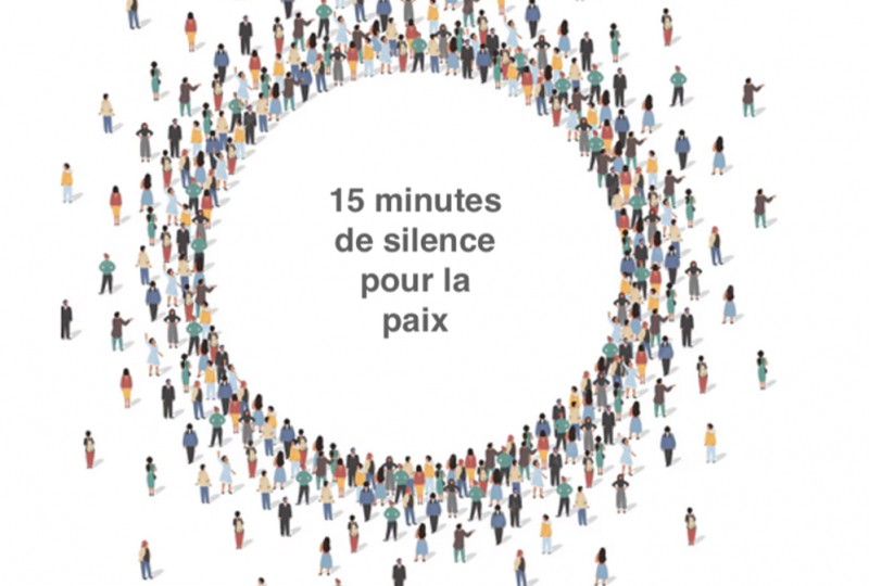 Cercle de silence pour la paix à Dieulefit - 0