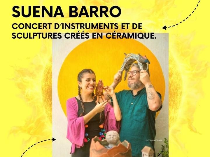 Suena Barro – Concert d’instruments & de sculptures créés en céramique à Bourdeaux - 0