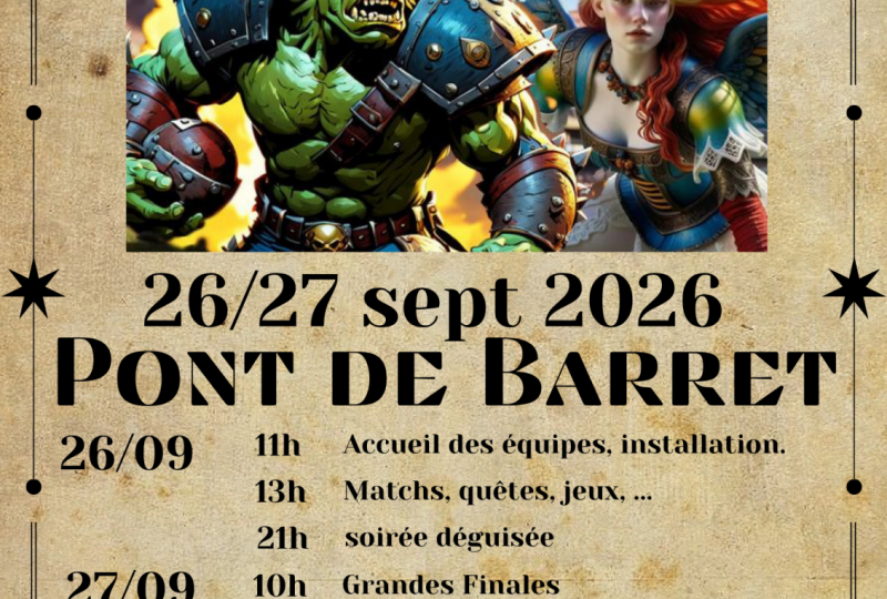 Grand Tournoi TROLL BALL à Pont-de-Barret - 0