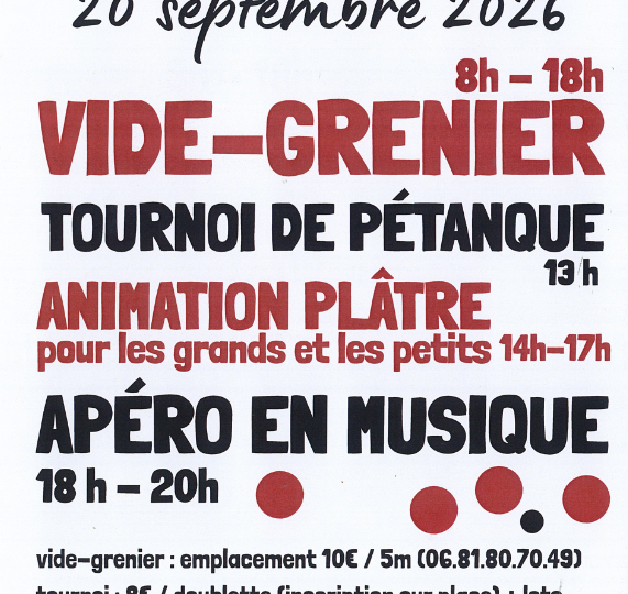 Vide-grenier à Les Pilles - 0